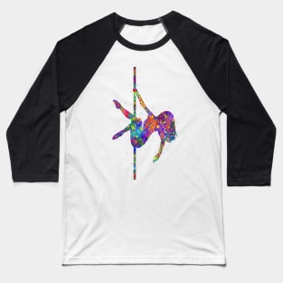 Pole dance girl Baseball T-Shirt